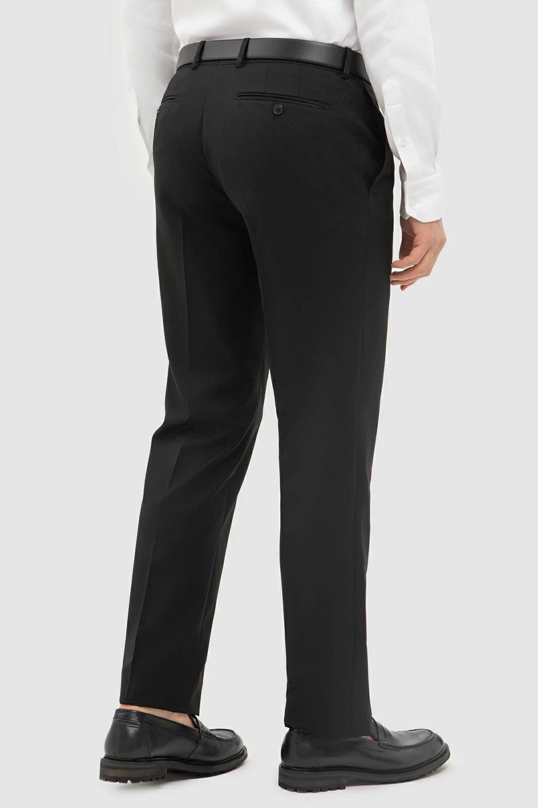 aesido Men's Black Business Casual Pants