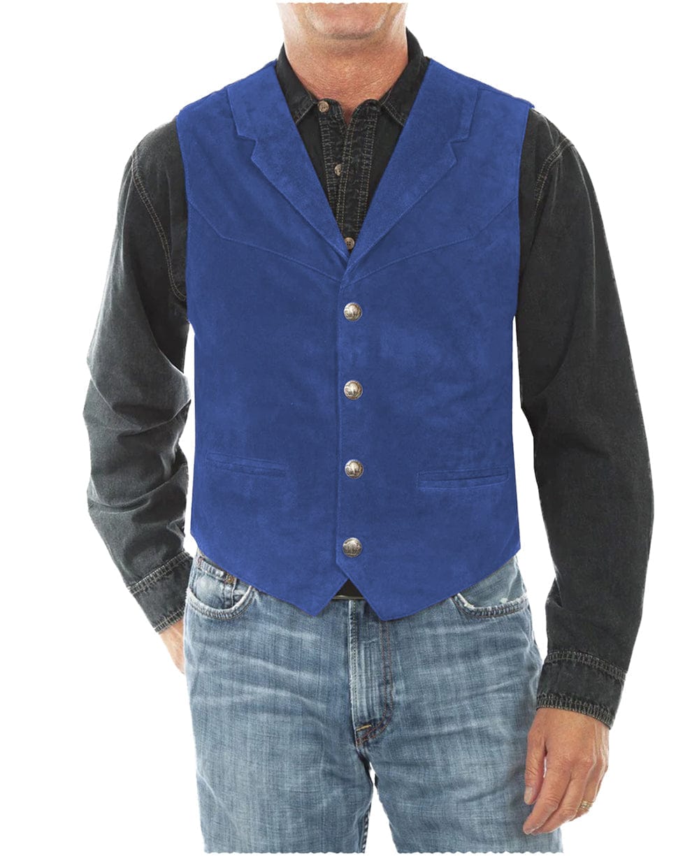 aesido Men's Vest Notch Lapel Waistcoat