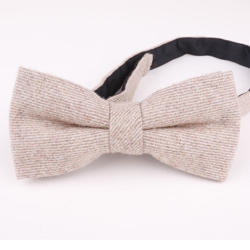 aesido Men's Vintage Classical Design Herringbone Bow Tie